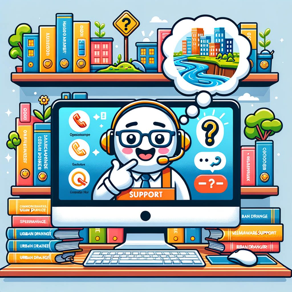 Contacting MSMAware Support for Assistance and Queries on Urban Drainage