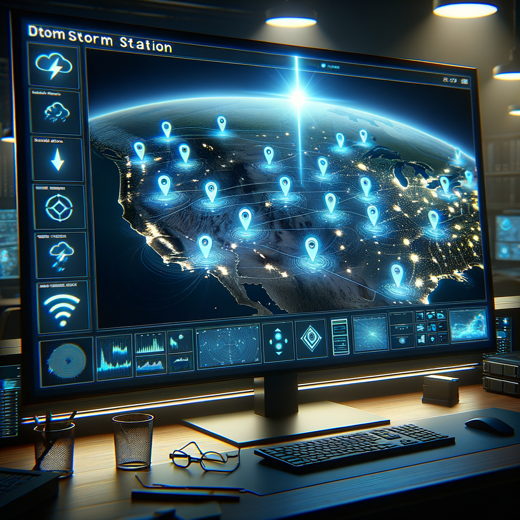 Exploring the Map Feature in MSMAware: Visualizing Storm Station Locations